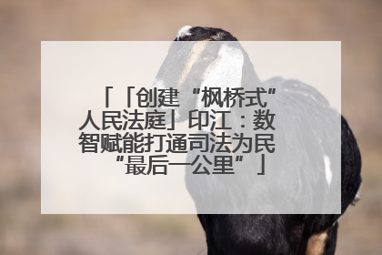 「创建“枫桥式”人民法庭」印江：数智赋能打通司法为民“最后一公里”