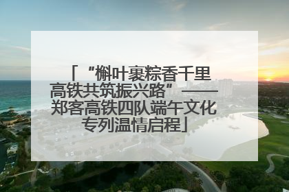 “槲叶裹粽香千里 高铁共筑振兴路”——郑客高铁四队端午文化专列温情启程