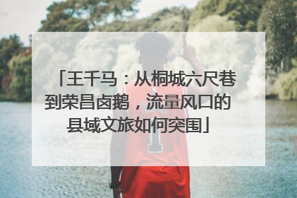 王千马：从桐城六尺巷到荣昌卤鹅，流量风口的县域文旅如何突围