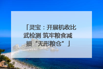 灵宝：开展机收比武检测 筑牢粮食减损“无形粮仓”