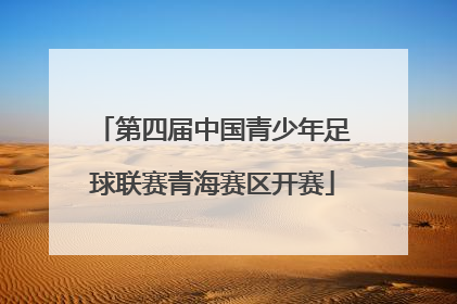 第四届中国青少年足球联赛青海赛区开赛