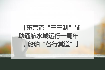 东营港“三三制”辅助通航水域运行一周年，船舶“各行其道”