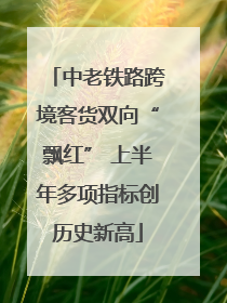 中老铁路跨境客货双向“飘红” 上半年多项指标创历史新高