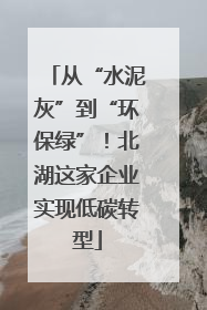 从“水泥灰”到“环保绿”！北湖这家企业实现低碳转型