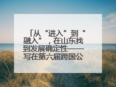 从“进入”到“融入”，在山东找到发展确定性——写在第六届跨国公司领导人青岛峰会开幕之际