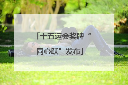 十五运会奖牌“同心跃”发布