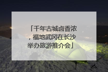 千年古城卤香浓，福地武冈在长沙举办旅游推介会