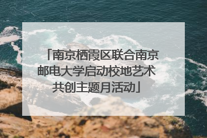 南京栖霞区联合南京邮电大学启动校地艺术共创主题月活动