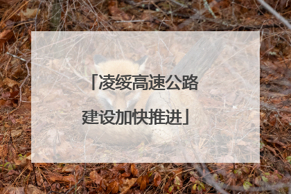 凌绥高速公路建设加快推进