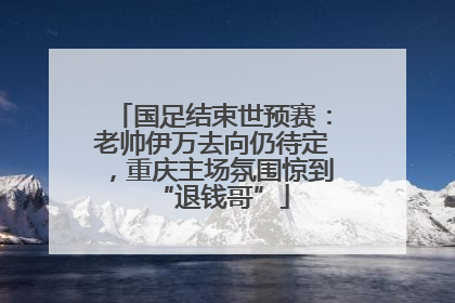 国足结束世预赛：老帅伊万去向仍待定，重庆主场氛围惊到“退钱哥”