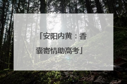 安阳内黄：香囊寄情助高考