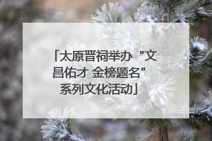 太原晋祠举办“文昌佑才 金榜题名”系列文化活动