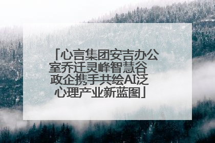 心言集团安吉办公室乔迁灵峰智慧谷 政企携手共绘AI泛心理产业新蓝图