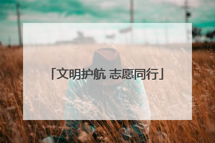 文明护航 志愿同行