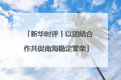 新华时评丨以团结合作共促南海稳定繁荣