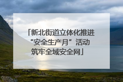 新北街道立体化推进“安全生产月”活动 筑牢全域安全网