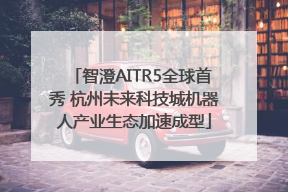 智澄AITR5全球首秀 杭州未来科技城机器人产业生态加速成型