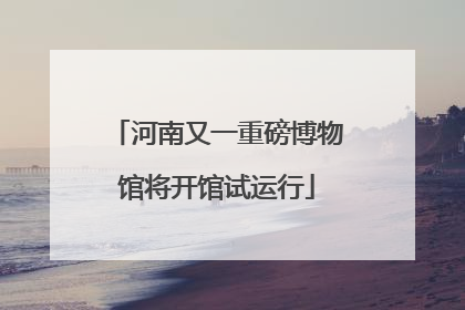 河南又一重磅博物馆将开馆试运行