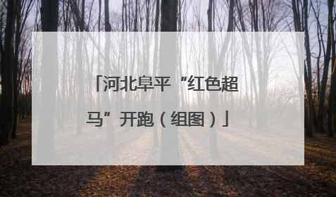 河北阜平“红色超马”开跑（组图）