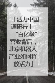 活力中国调研行丨 “百亿级”营收背后，北京机器人产业如何释放活力