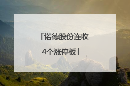 诺德股份连收4个涨停板