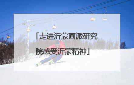 走进沂蒙画派研究院感受沂蒙精神