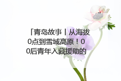 青岛故事丨从海拔0点到雪域高原！00后青年入藏援助的400多个日夜