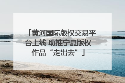 黄河国际版权交易平台上线 助推宁夏版权作品“走出去”