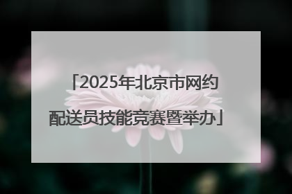 2025年北京市网约配送员技能竞赛暨举办