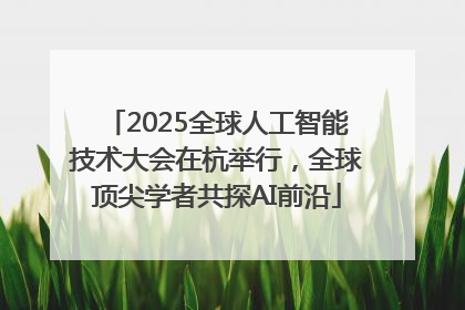 2025全球人工智能技术大会在杭举行，全球顶尖学者共探AI前沿